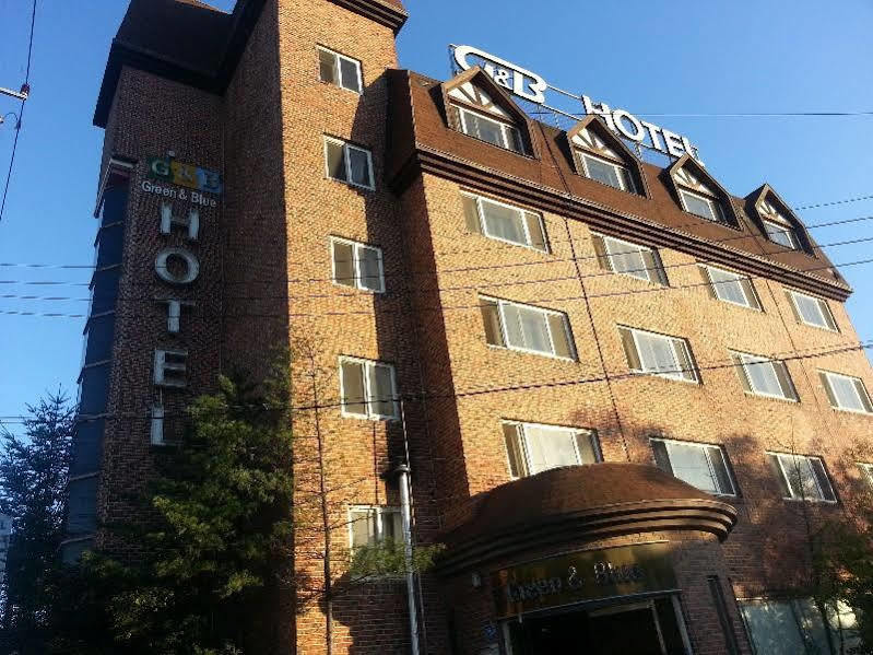 פיאונגצ'אנג Green And Blue Hotel מראה חיצוני תמונה