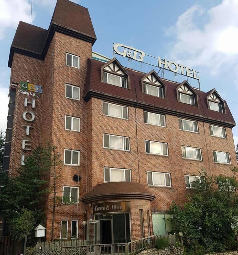 פיאונגצ'אנג Green And Blue Hotel מראה חיצוני תמונה